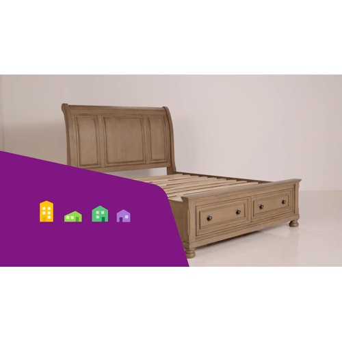 Lark Manor Alek Low Profile Storage Platform Bed & Reviews Wayfair